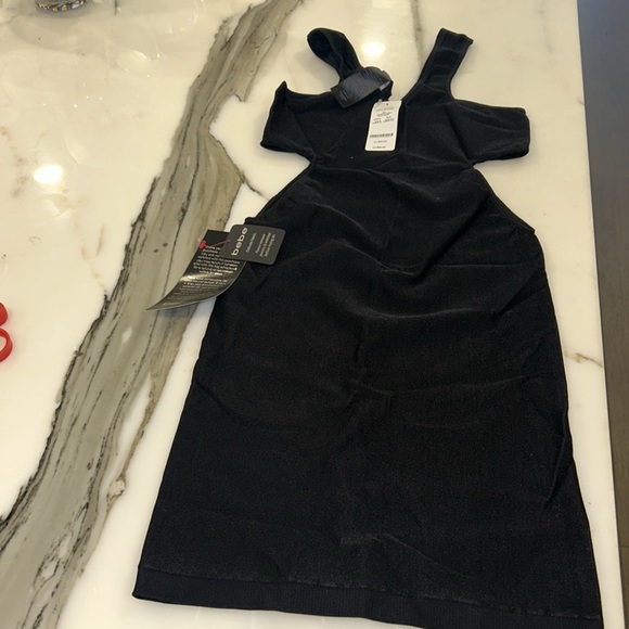 BeBe Black Dress with Waist Cutouts-M/L-NWT - Picture 6 of 8